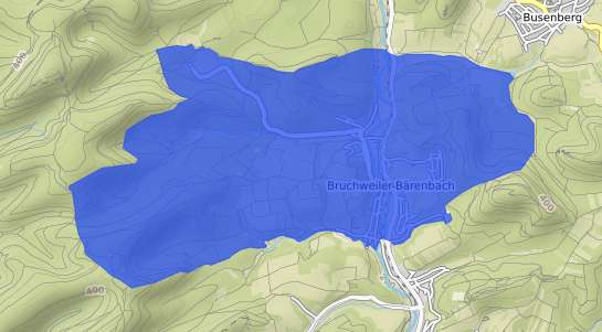 Bodenrichtwertkarte Bruchweiler Baerenbach